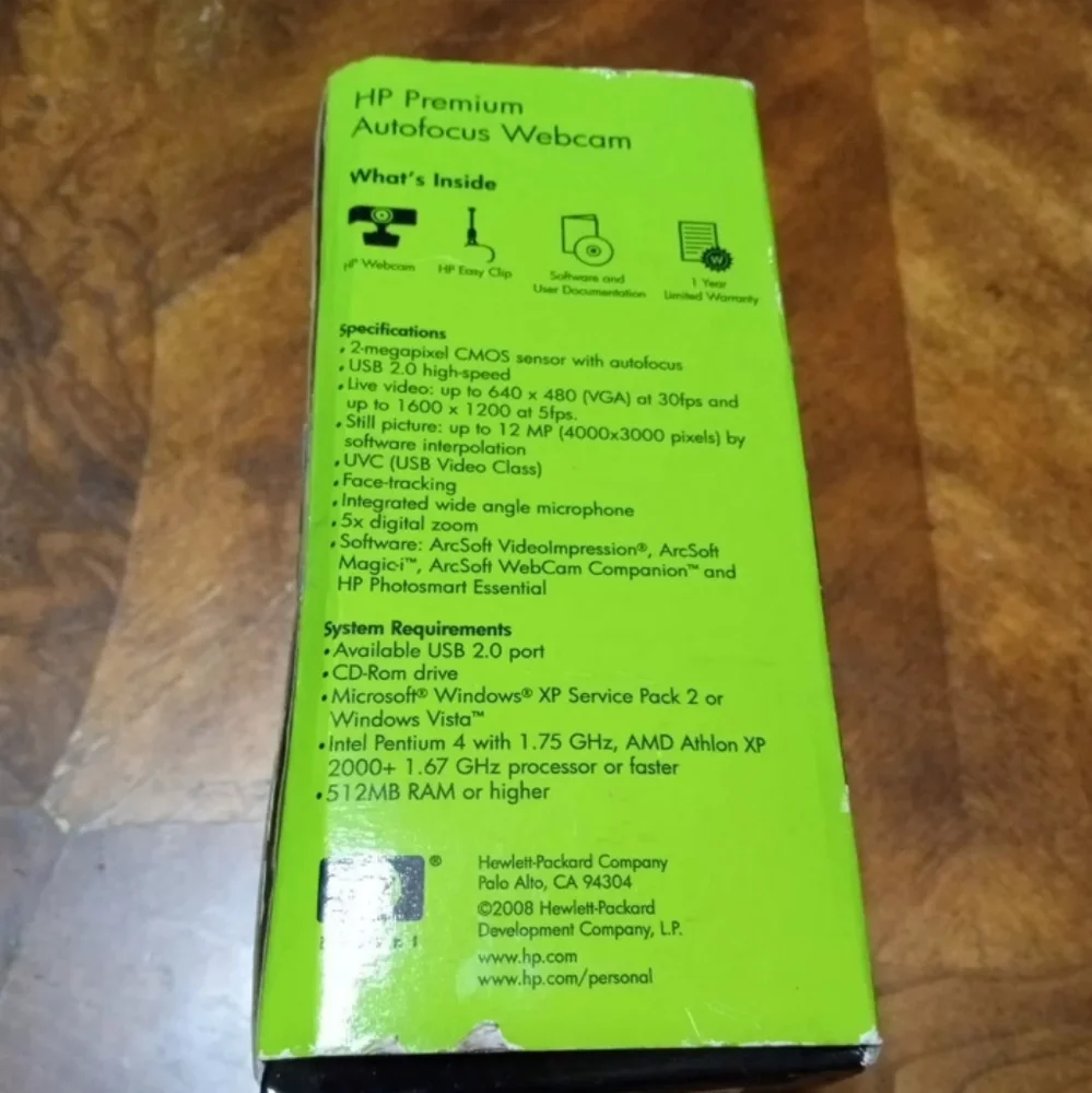 HP Premium Autofocus Webcam KQ245AA